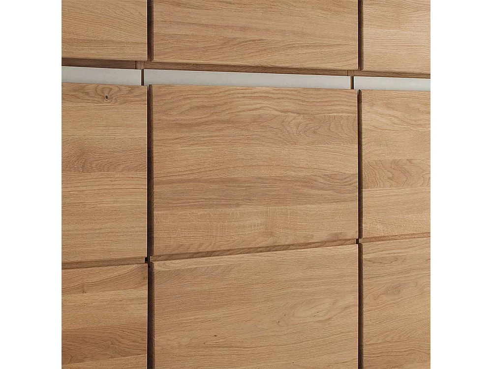 Sideboard aus Wildeiche massiv Bianco geölt 180 cm