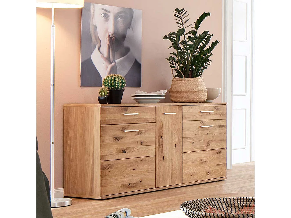 Esszimmer Sideboard aus Eiche Bianco geölt 150 cm breit