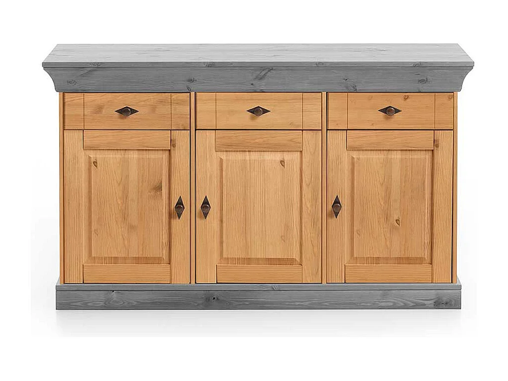 Sideboard aus Kiefer teilmassiv 84 cm hoch