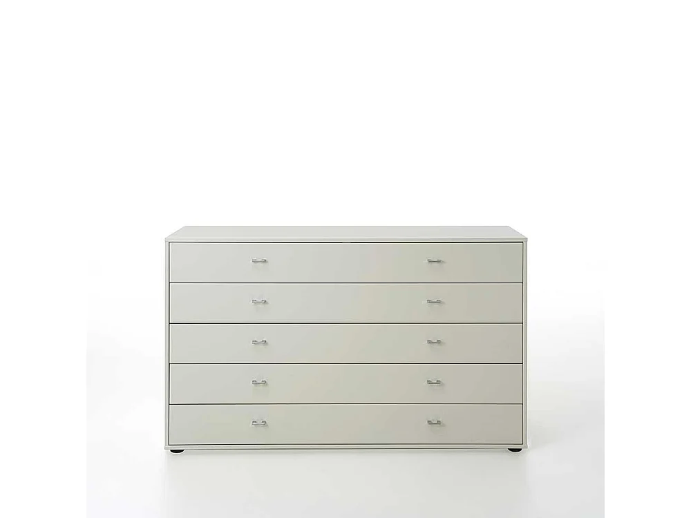 Sideboard mit Schubladen Weiß lackiert