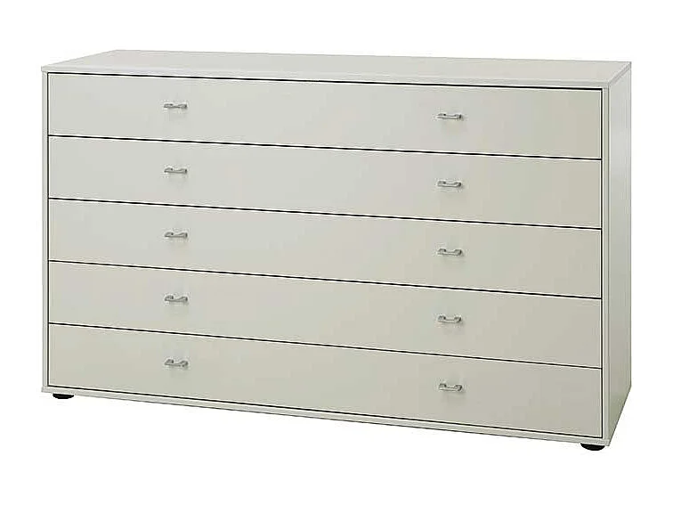 Sideboard mit Schubladen Weiß lackiert