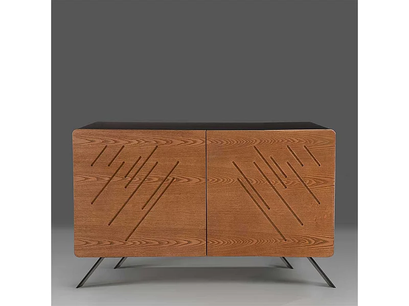 Sideboard 75 cm hoch Vierfußgestell aus Metall