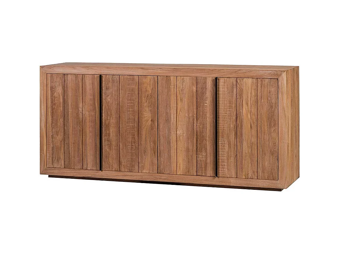 Esszimmersideboard aus teilmassivem Teakholz 200 cm breit
