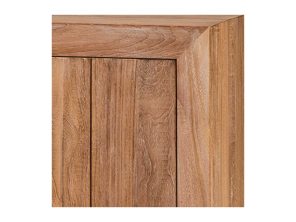 Esszimmersideboard aus teilmassivem Teakholz 200 cm breit