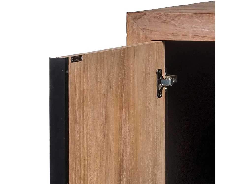 Esszimmersideboard aus teilmassivem Teakholz 200 cm breit