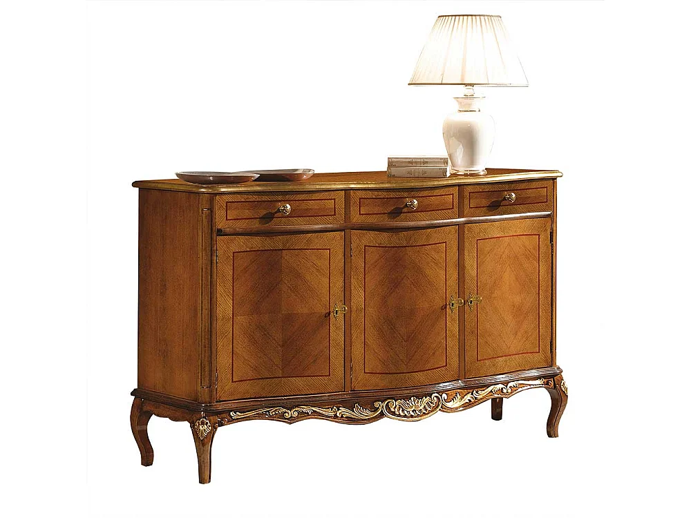 Esszimmerkommode in Nussbaumfarben 150 cm breit