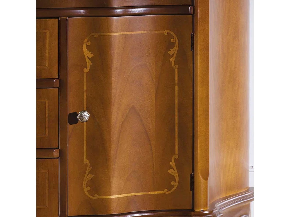 Barock Sideboard Nussbaum furniert 120 cm