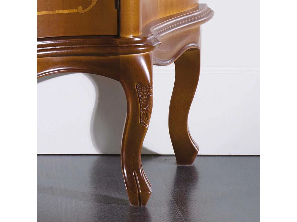 Barock Sideboard Nussbaum furniert 120 cm