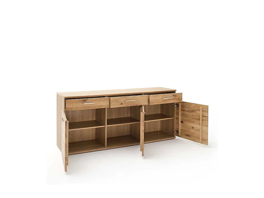 Holz Sideboard aus Eiche Bianco geölt 180 cm breit