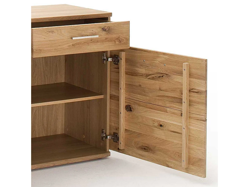 Holz Sideboard aus Eiche Bianco geölt 180 cm breit