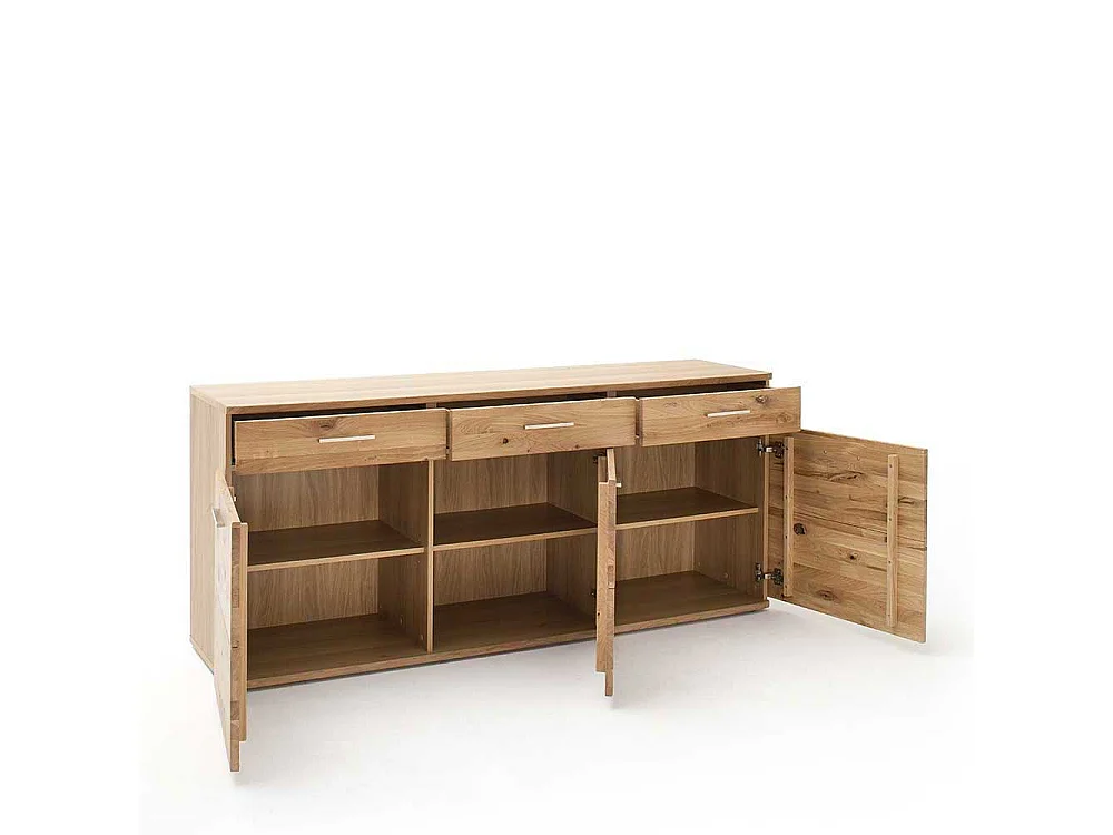 Holz Sideboard aus Eiche Bianco geölt 180 cm breit