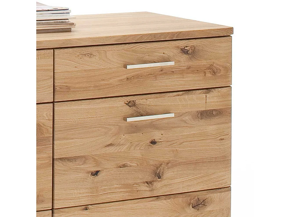 Holz Sideboard aus Eiche Bianco geölt 180 cm breit