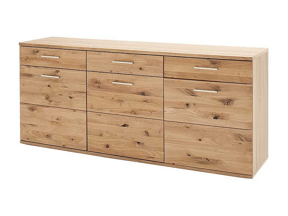 Holz Sideboard aus Eiche Bianco geölt 180 cm breit