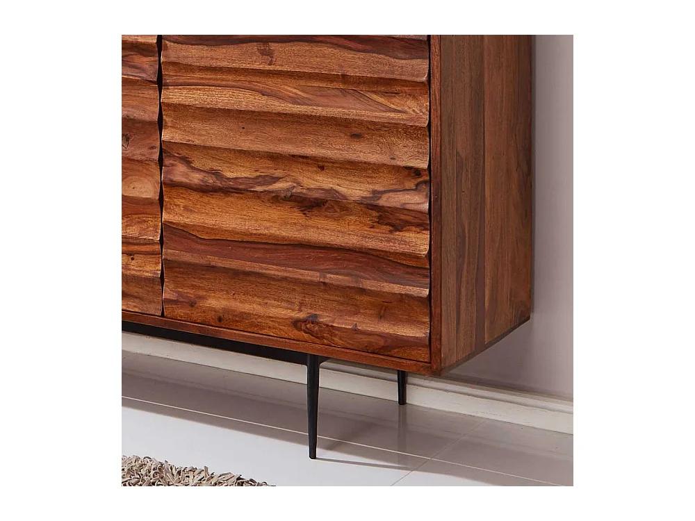 Holz Sideboard aus Sheesham Massivholz 150 cm breit