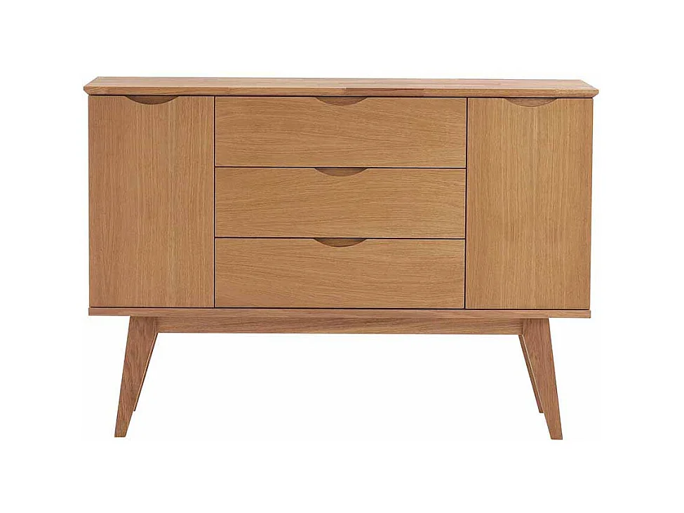 Wohnzimmer Sideboard mit Eiche Furnier 120 cm