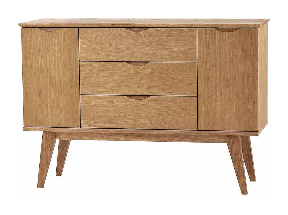 Wohnzimmer Sideboard mit Eiche Furnier 120 cm