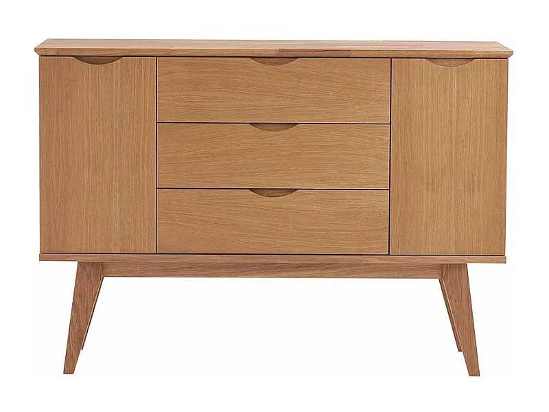 Wohnzimmer Sideboard mit Eiche Furnier 120 cm