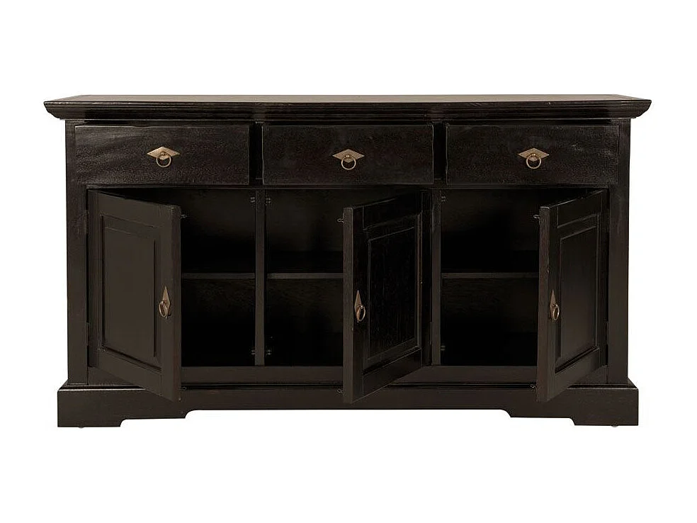 Esszimmer Sideboard im Kolonialstil Akazie Massivholz