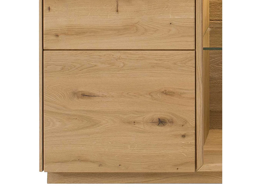 Esszimmersideboard massiv aus Wildeiche Massivholz 3 Drehtüren