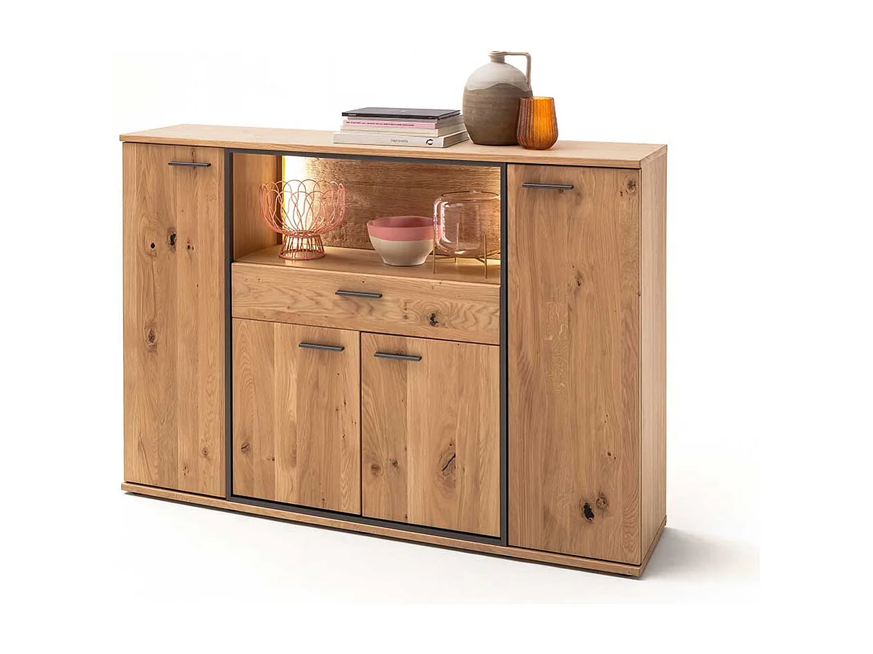 Esszimmer Anrichte mit Asteiche furniert 165 cm breit