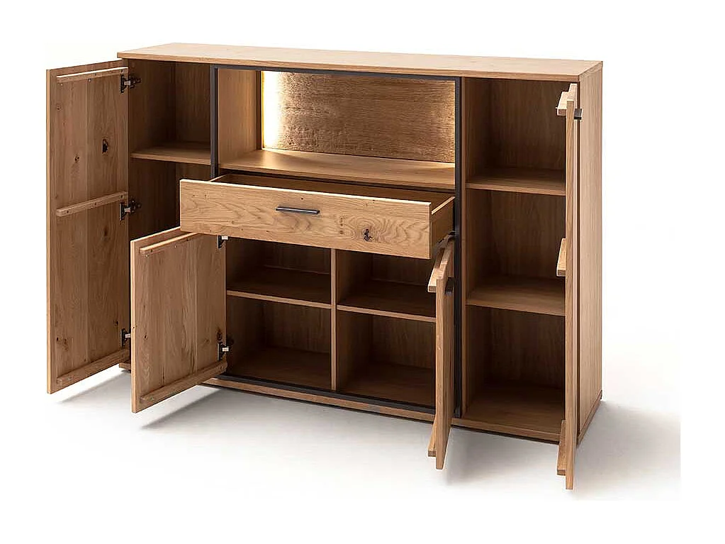 Esszimmer Anrichte mit Asteiche furniert 165 cm breit