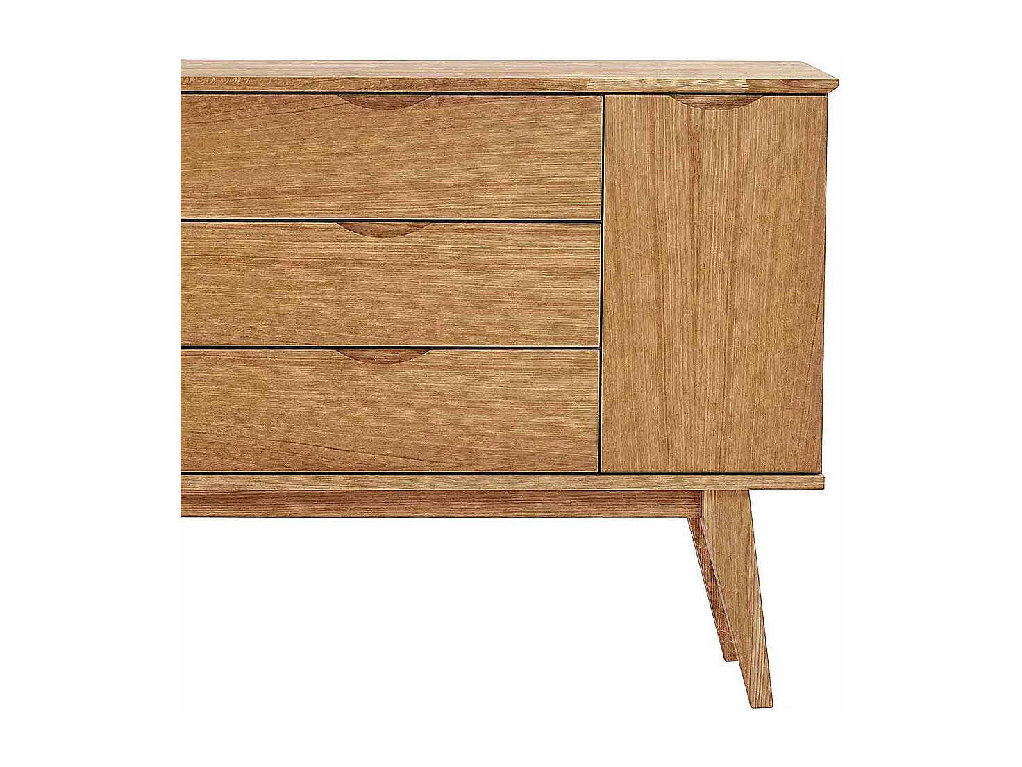 Sideboard mit Eiche Furnier 150 cm breit