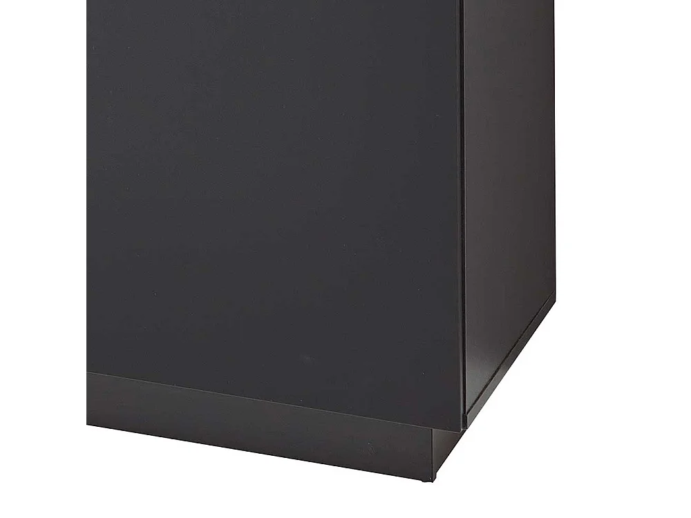 XL Sideboard modern in Schwarz und Wildeiche NB 240 cm breit