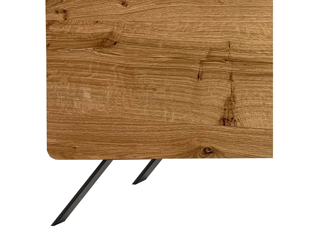 Design Sideboard in Eichefarben Schwarz