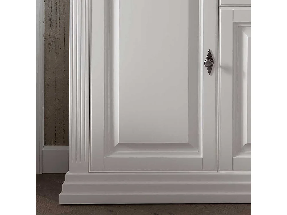 XL Sideboard im Landhausstil Kiefer und Eiche Massivholz