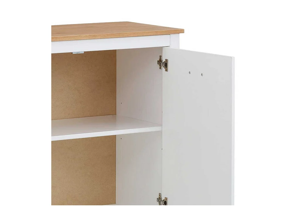 Esszimmersideboard im Landhausstil Kieferfarben und Weiß