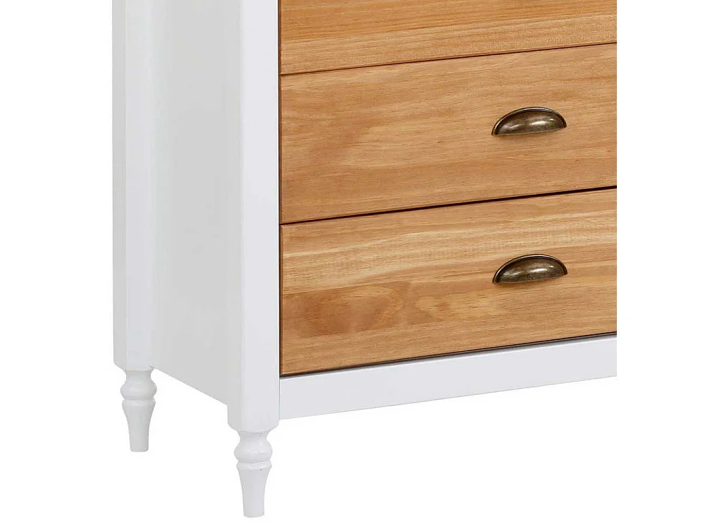 Esszimmersideboard im Landhausstil Kieferfarben und Weiß