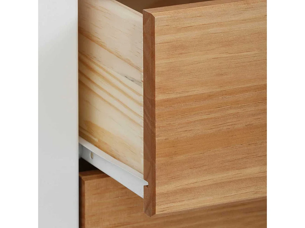 Esszimmersideboard im Landhausstil Kieferfarben und Weiß