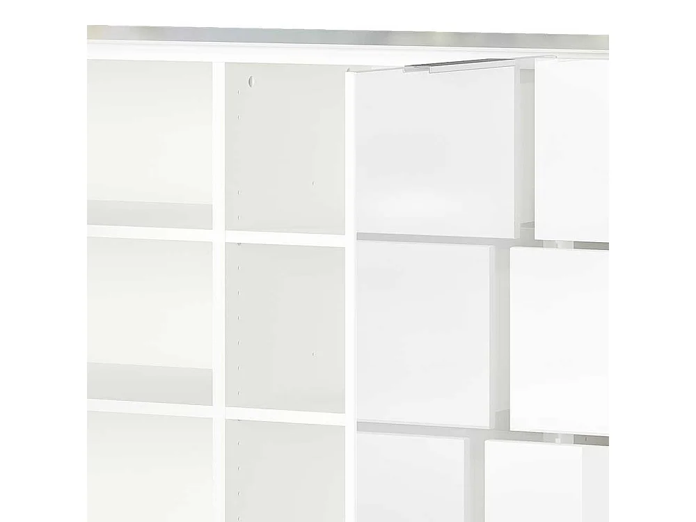 Sideboard in Weiß Glas beschichtet Made in Germany