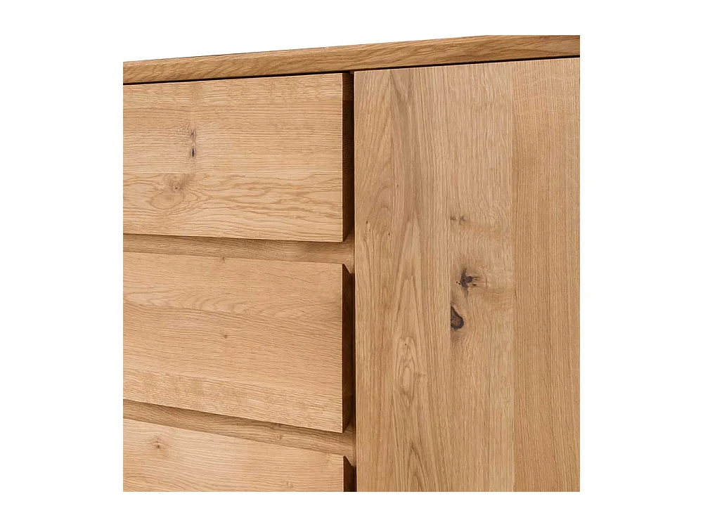 Esszimmersideboard Vollholz - Wildeiche geölt 180 cm breit