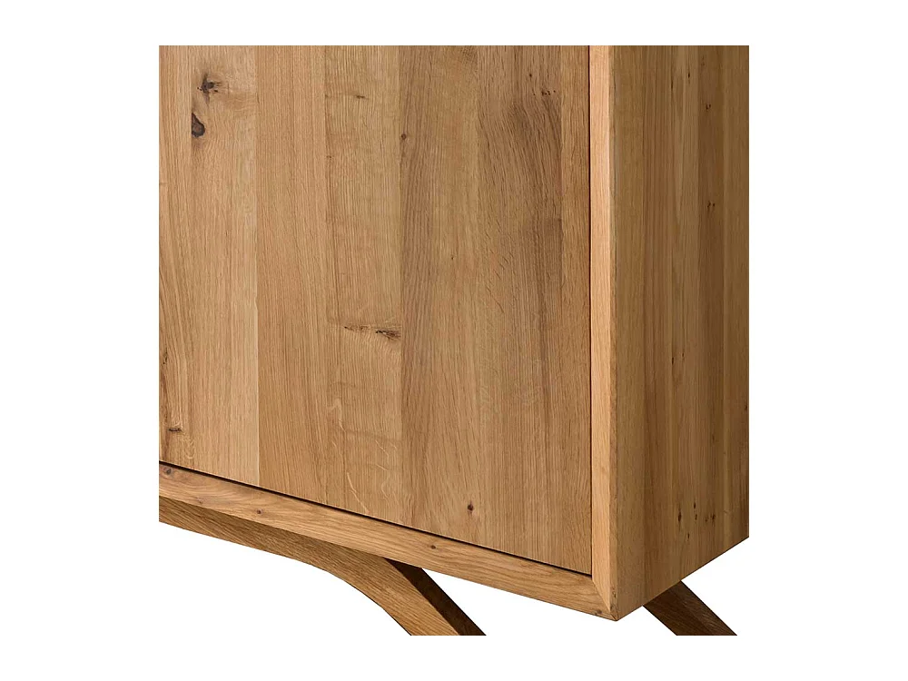 Esszimmersideboard Vollholz - Wildeiche geölt 180 cm breit
