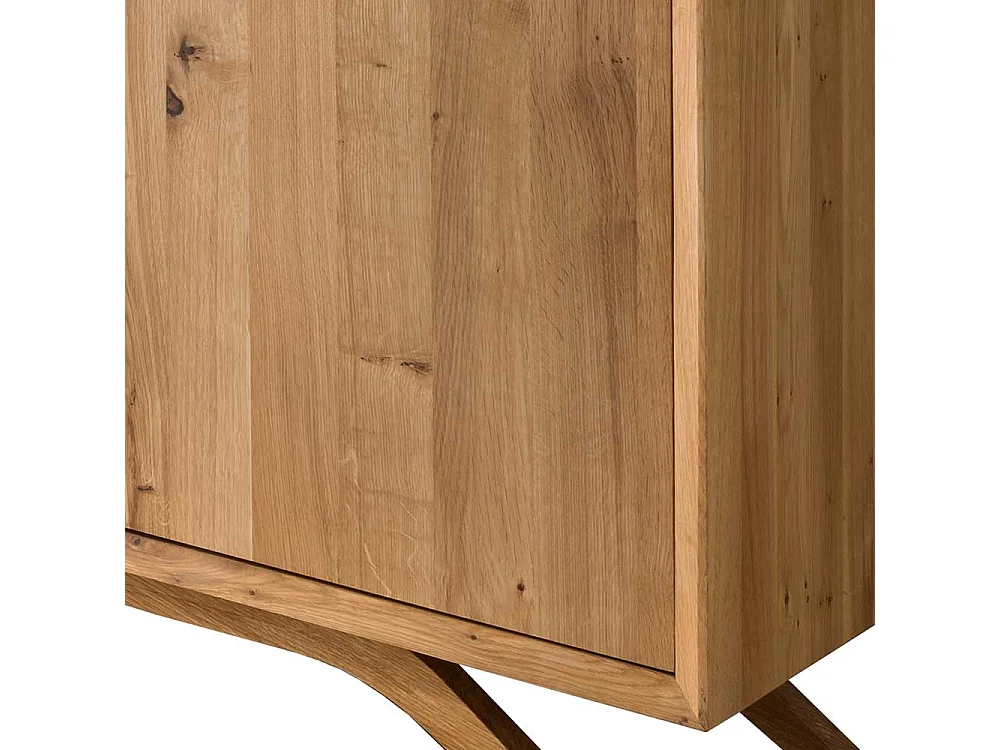 Esszimmersideboard Vollholz - Wildeiche geölt 180 cm breit
