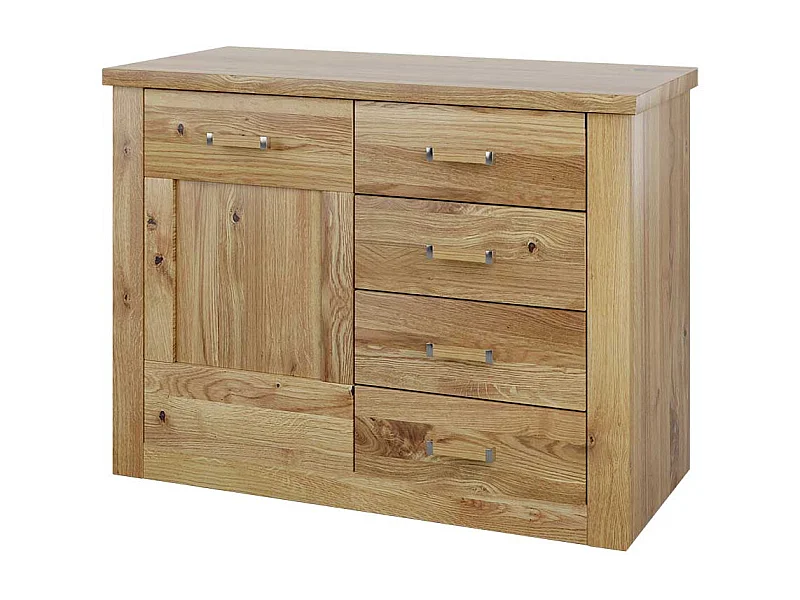 Wäschekommode in Asteichefarben vier Schubladen und Tür