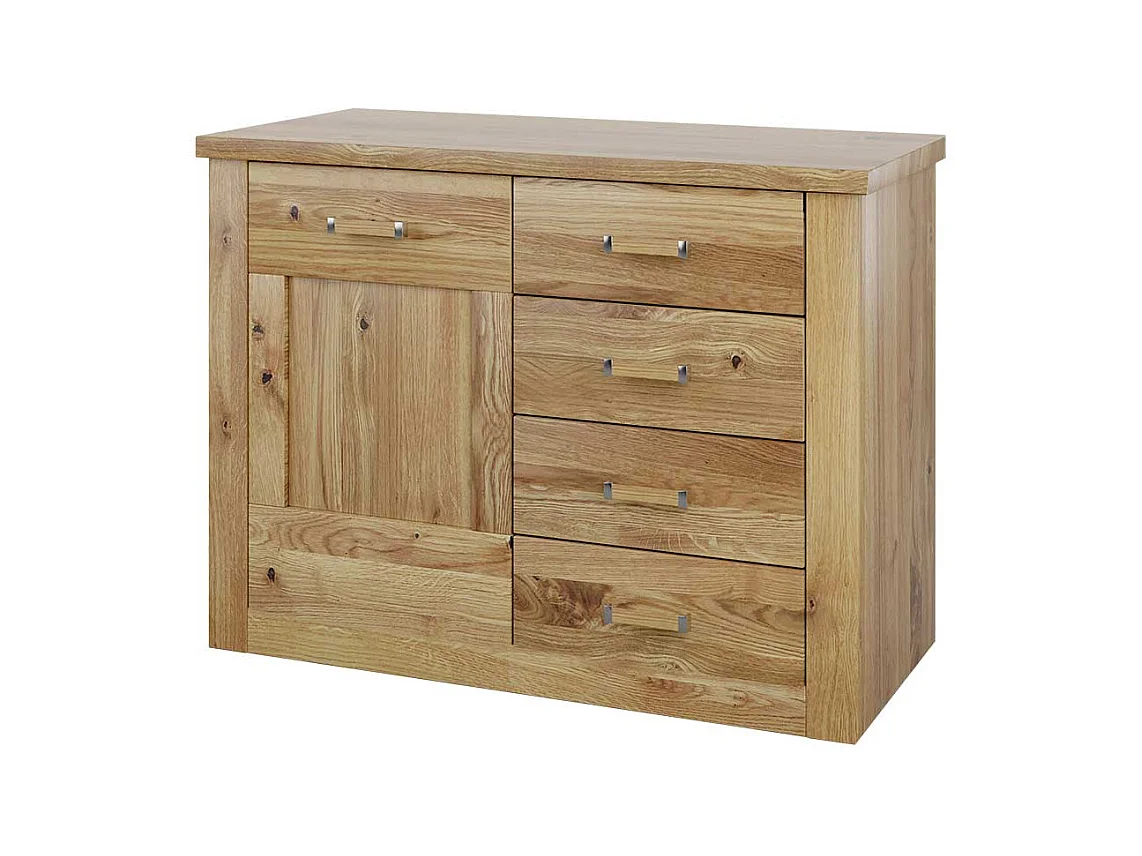 Wäschekommode in Asteichefarben vier Schubladen und Tür