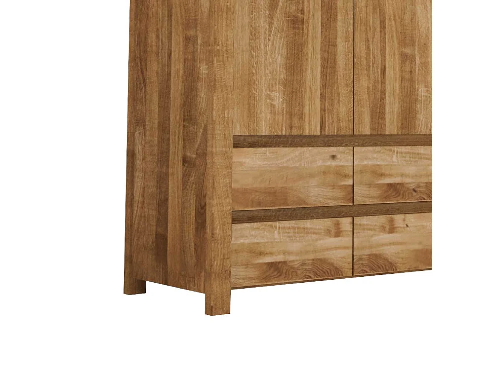 Esszimmer Anrichte aus Wildeiche Massivholz 115 cm