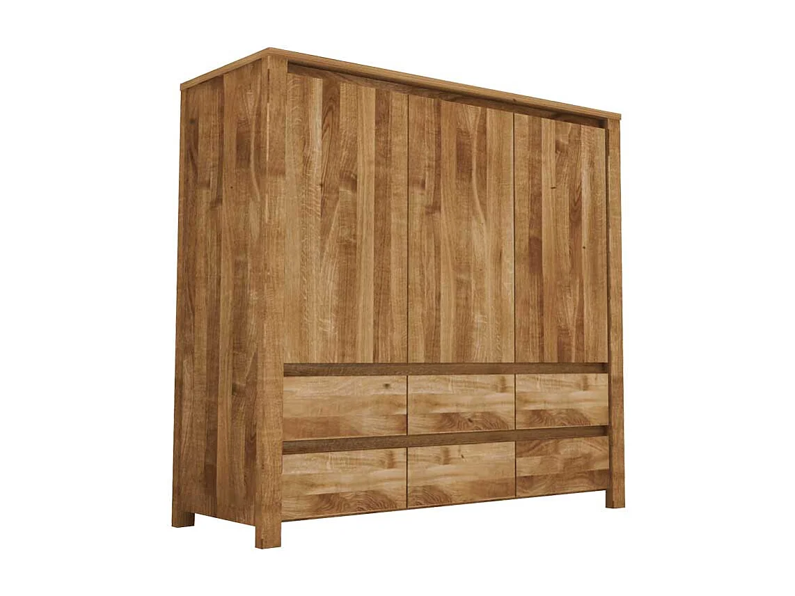 Esszimmer Anrichte aus Wildeiche Massivholz 115 cm