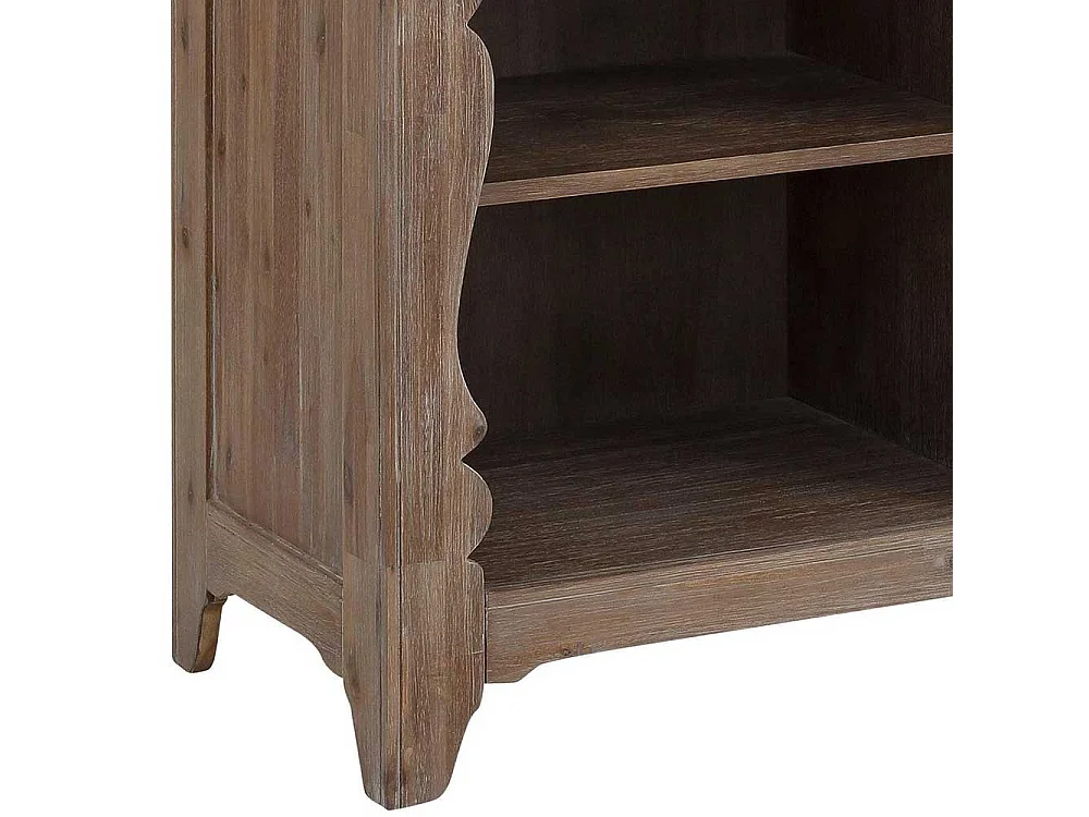 Esszimmersideboard in Akazie White Wash massiv Vintage Design