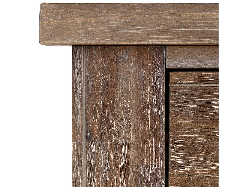 Esszimmersideboard in Akazie White Wash massiv Vintage Design