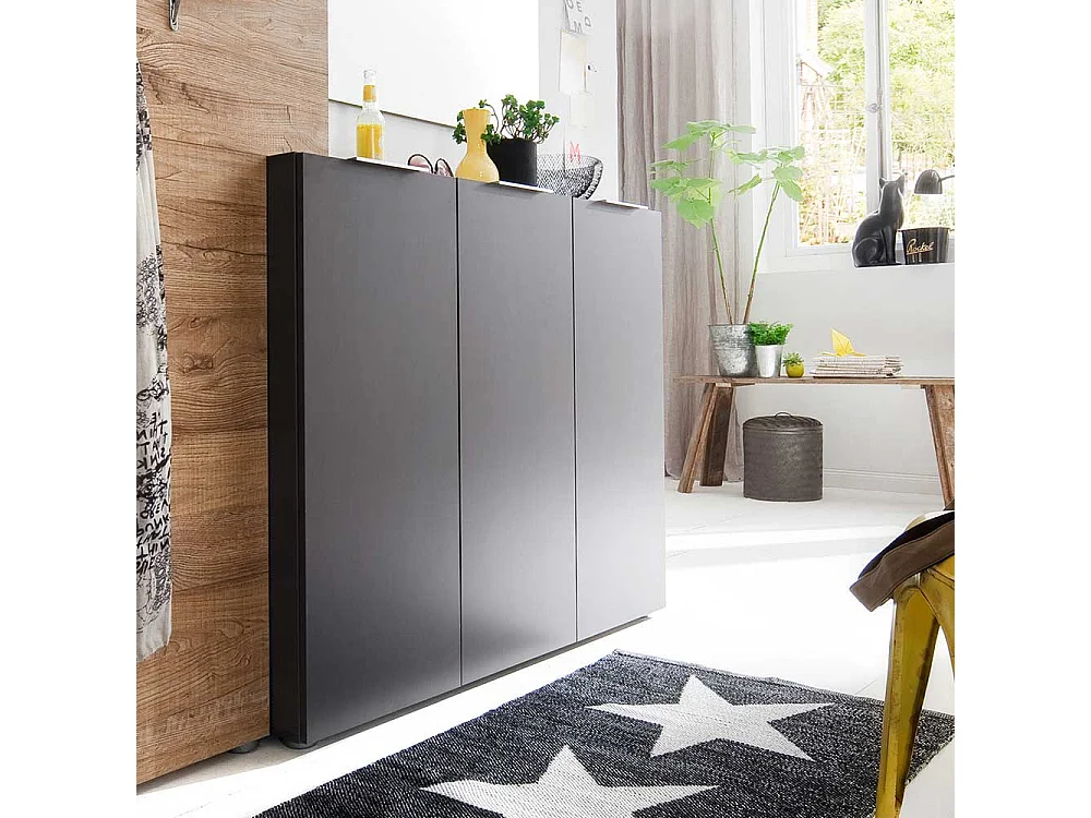 Mehrzwecksideboard in Anthrazit 120 cm breit