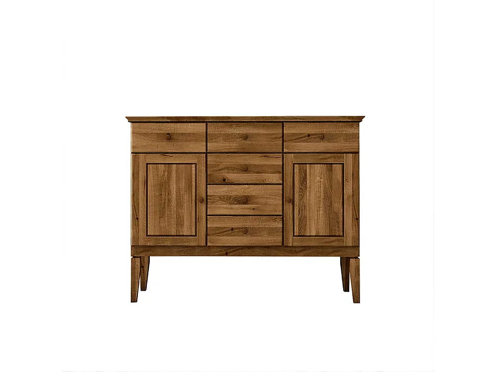 Anrichte aus Wildeiche Massivholz 100 cm hoch