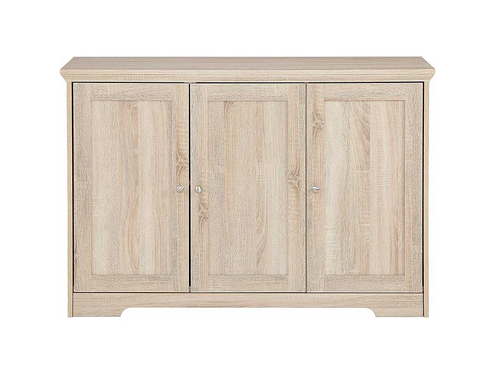 3 türiges Sideboard in Eichefarben 120 cm breit
