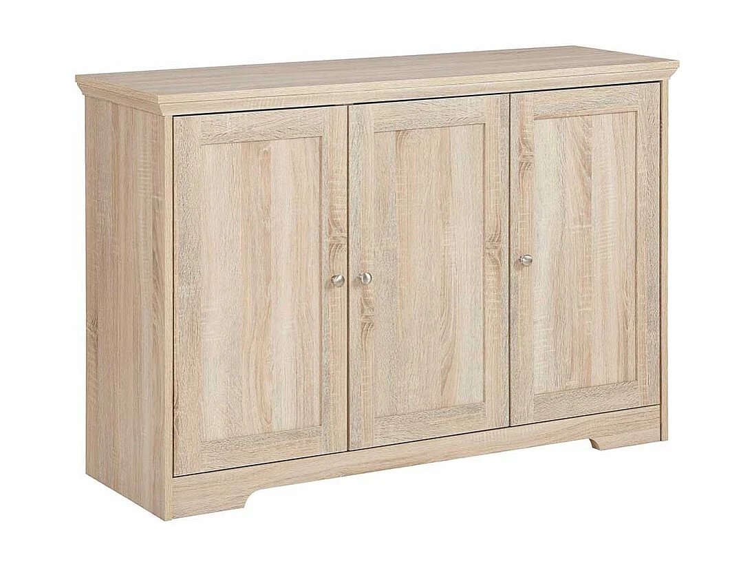 3 türiges Sideboard in Eichefarben 120 cm breit
