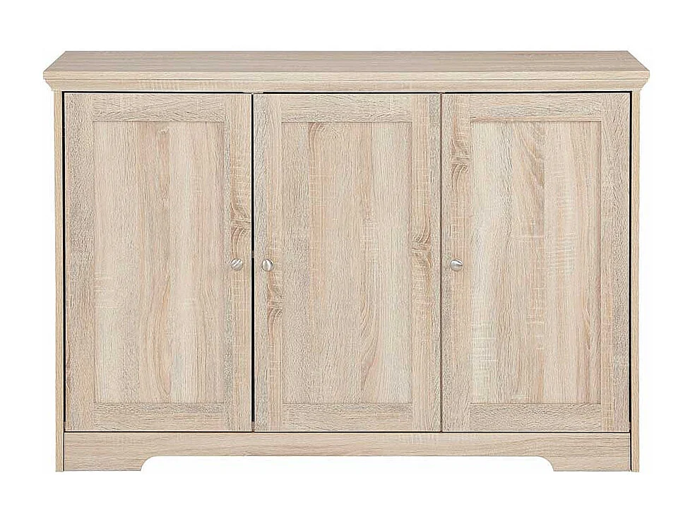 3 türiges Sideboard in Eichefarben 120 cm breit