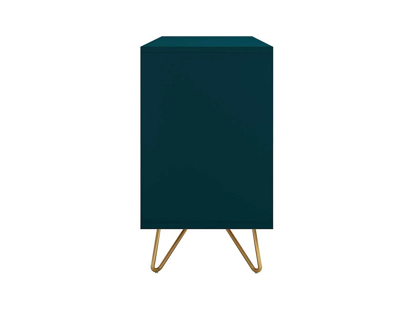 Esszimmersideboard in Dunkelblau und Gold Skandi Design