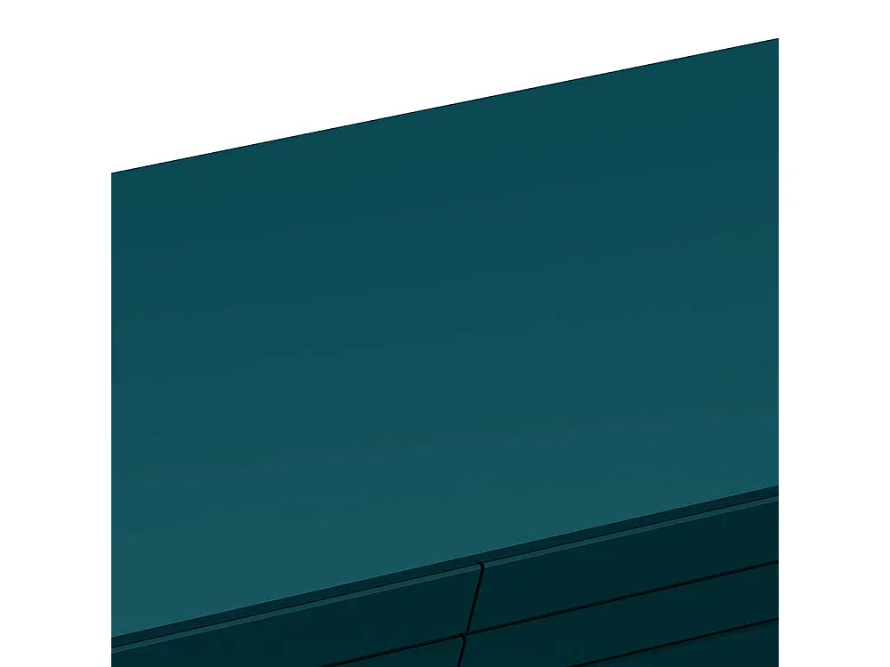 Esszimmersideboard in Dunkelblau und Gold Skandi Design