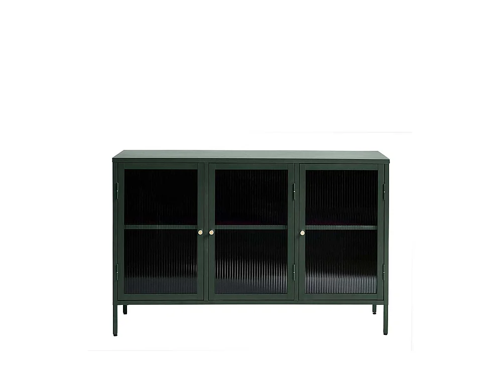 Glast�ren Sideboard in Dunkelgr�n modernem Design